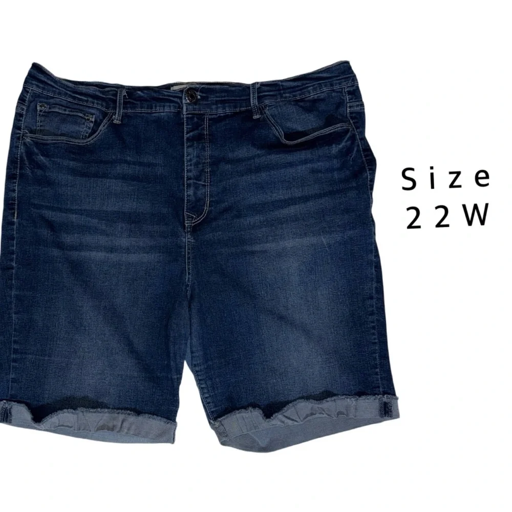 Angles Plus Size Denim Bermuda Shorts – 22W - Picture 10 of 10